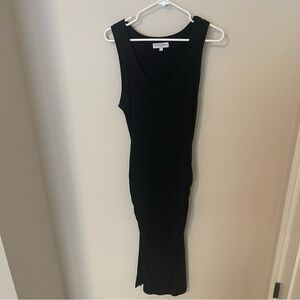 Michael Stars Classic Black Midi Dress